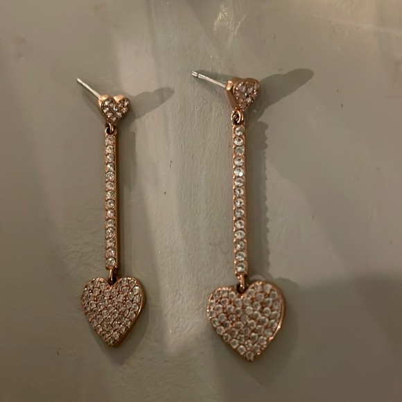 Kate spade heart drop earrings - Picture 2 of 2